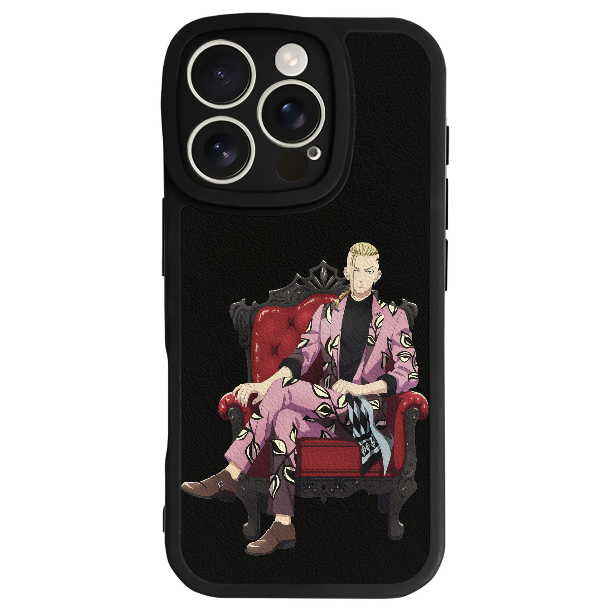 （画像用） 東京リベンジャーズ Tokyo Revengers 【iPhone 16シリーズ対応】シリコンスマホケース（レザー調） 材質：シリコン